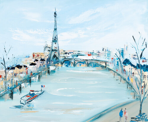Paris, douceur hivernale von Sophie Petetin, Malerei kaufen auf Singulart