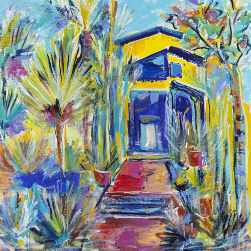 Majorelle tu me plais von Sophie Petetin, Malerei kaufen auf Singulart