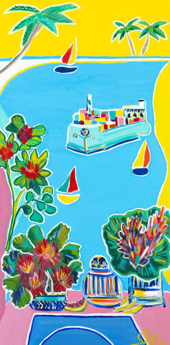 Attends moi j'arrive von Sophie Petetin, Malerei kaufen auf Singulart