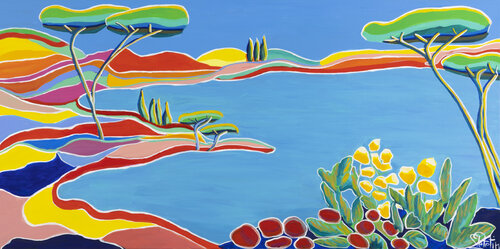 Cap au sud, joli rêve by Sophie Petetin, Painting for Sale on Singulart