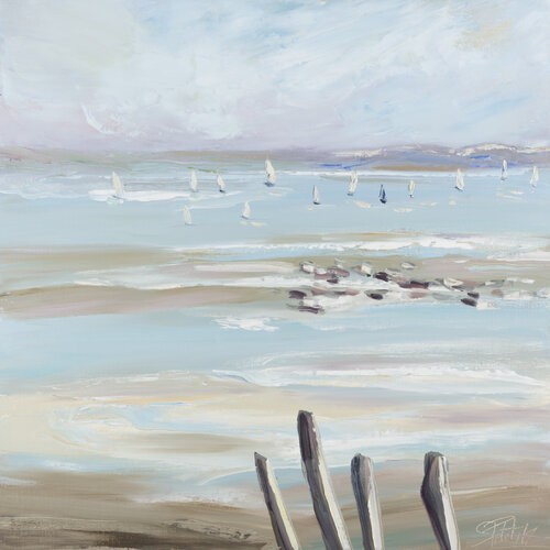 LE JOLI SILENCE DE LA  MER von Sophie Petetin, Malerei kaufen auf Singulart