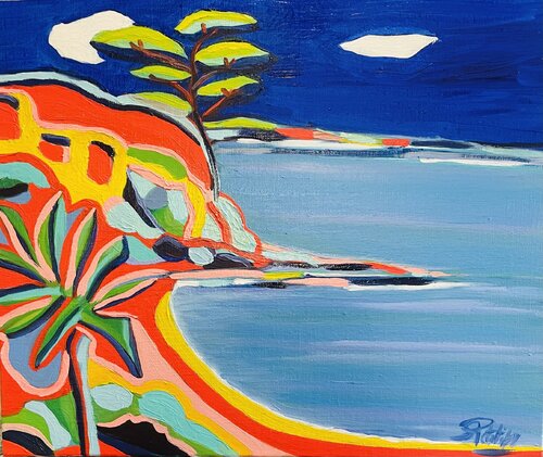 Le sud nous va bien by Sophie Petetin, 油畫 for Sale on Singulart