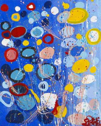 UN CIEL POUR MES REVES van Sophie Petetin, Schilderij te koop op Singulart