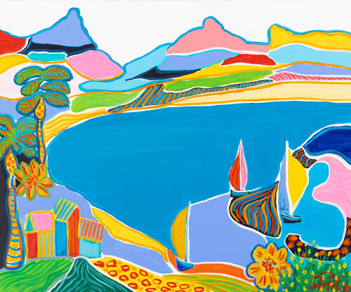 Petit matin à grand baie par Sophie Petetin, Peinture en vente sur Singulart