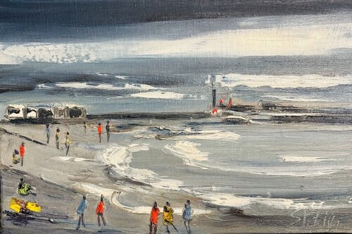 Normandie le Havre petite brise by Sophie Petetin, Painting for Sale on Singulart