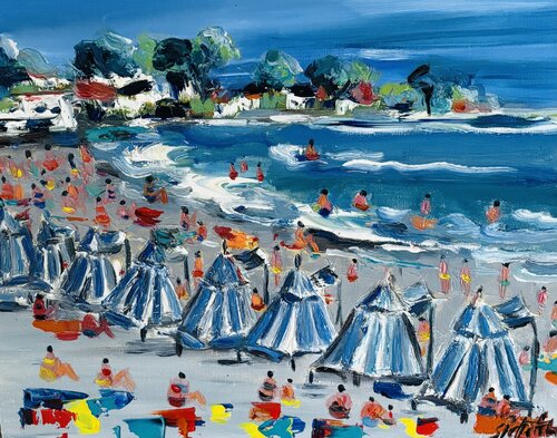 BRETAGNE PETITE PLAGE von Sophie Petetin, Malerei kaufen auf Singulart