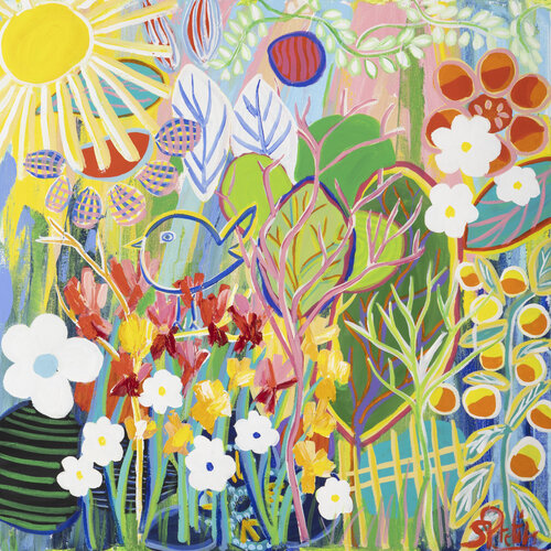 coucou printemps par Sophie Petetin, Peinture en vente sur Singulart