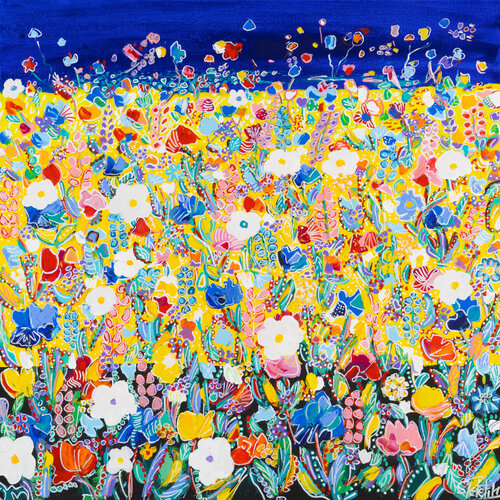 Le chant du printemps van Sophie Petetin, Schilderij te koop op Singulart