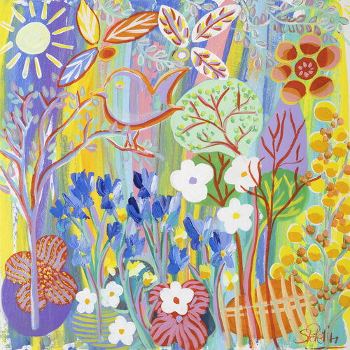 Hello printemps von Sophie Petetin, Malerei kaufen auf Singulart