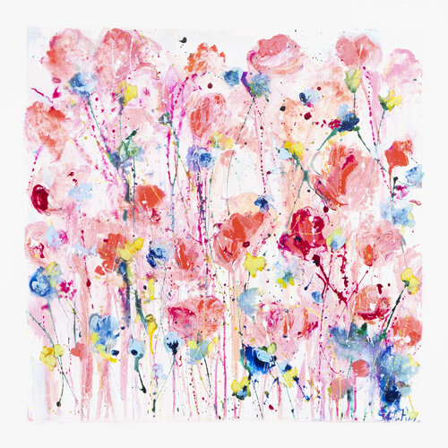 Des roses pour l'Amour par Sophie Petetin, Peinture en vente sur Singulart