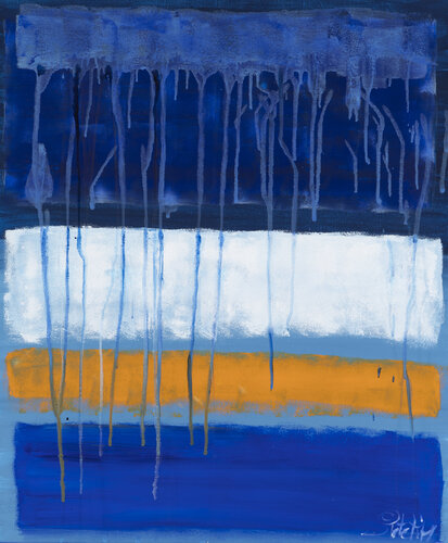 Rêve bleu au petit matin von Sophie Petetin, Malerei kaufen auf Singulart