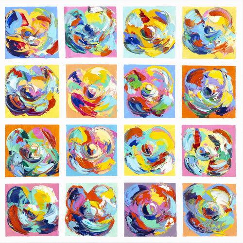 Tutti Flowers par Sophie Petetin, Peinture en vente sur Singulart
