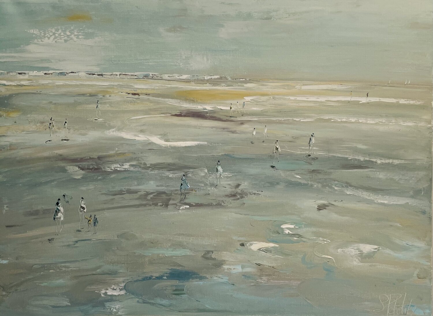 LA BAULE MAREE BASSE PLAGE BENOIT Sophie Petetin
