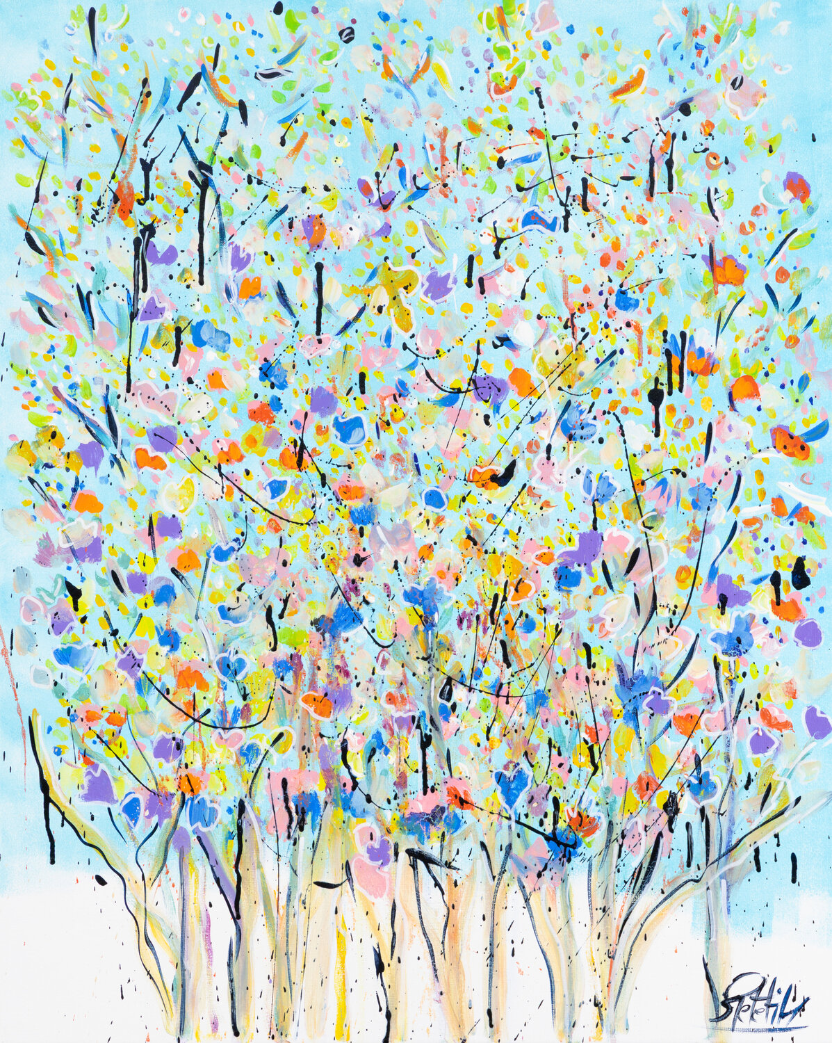 Douceur printaniere Sophie Petetin Peinture originale à vendre
