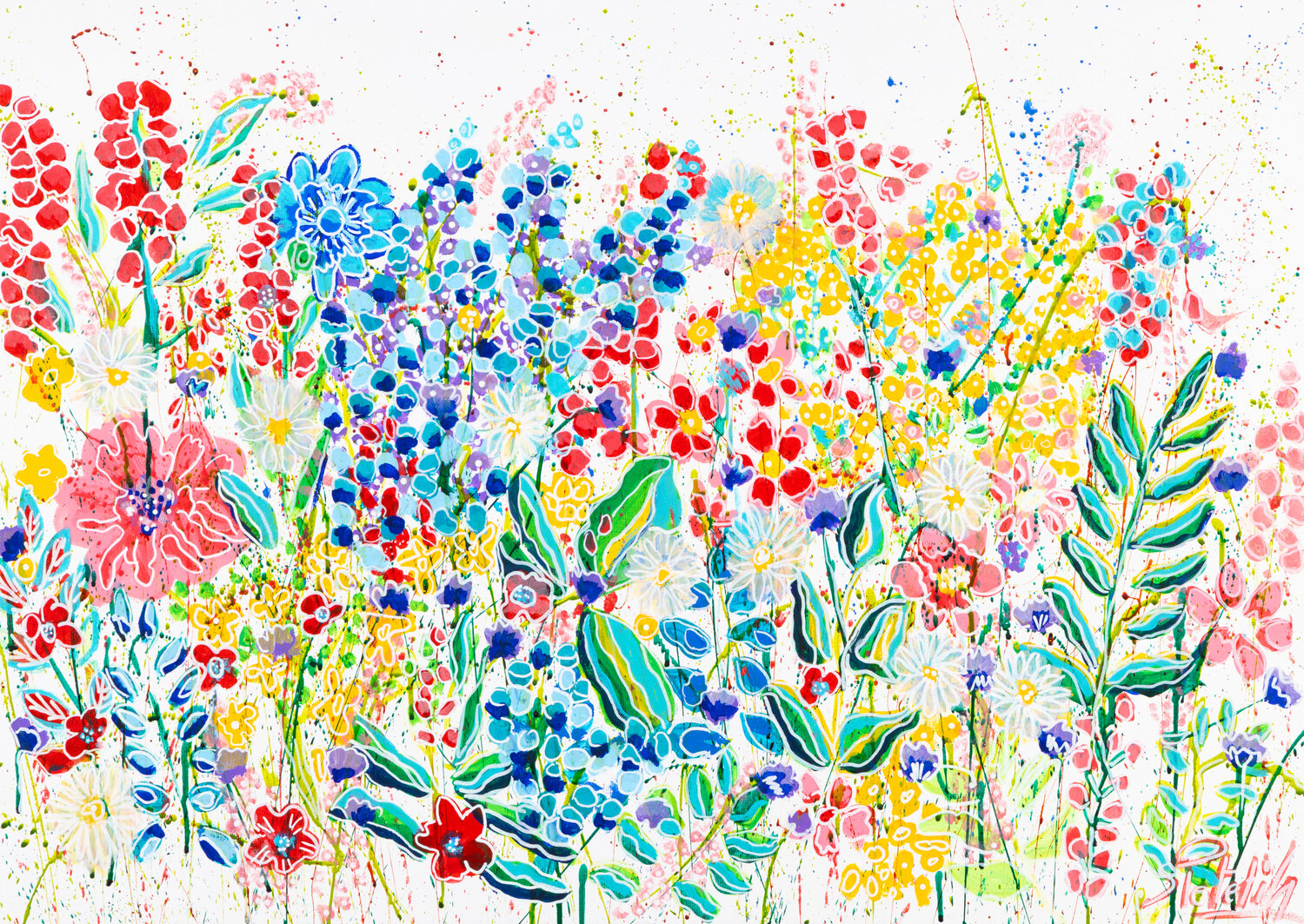 Le souffle de la nature Sophie Petetin Peinture originale à vendre