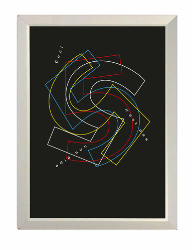 From “0” to ∞ – Tributo a René Magritte in Led Light Art by Paolo Grassi, Other Media for Sale on Singulart