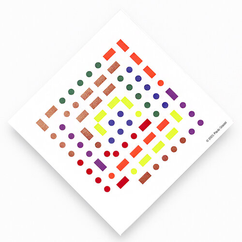 Spiral Morse Sequence - Edition 90 x 90 cm von Paolo Grassi, Malerei kaufen auf Singulart