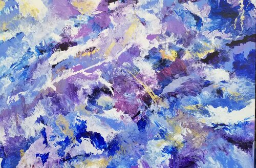 Purple Agate von Monique Dufour, Malerei kaufen auf Singulart