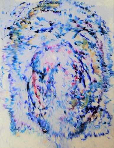 Feathers van Monique Dufour, Schilderij te koop op Singulart