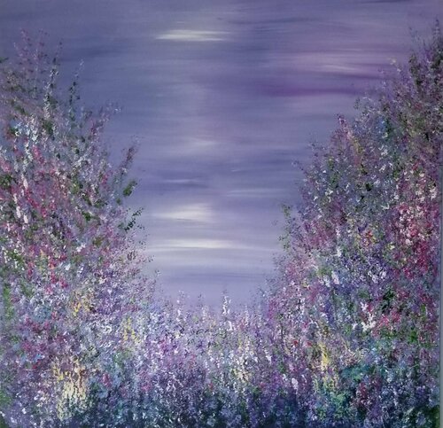 Twilight Garden No 2 von Monique Dufour, Malerei kaufen auf Singulart