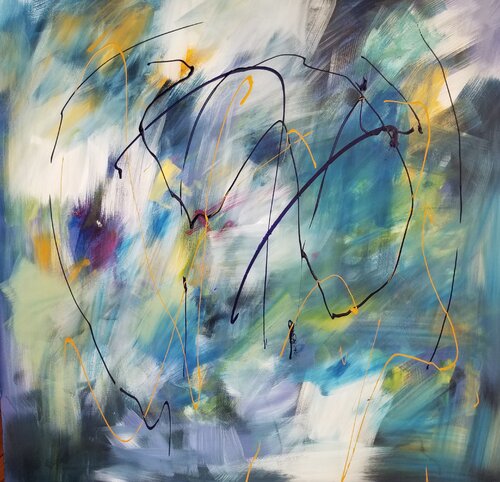 Emotional Entanglement von Monique Dufour, Malerei kaufen auf Singulart