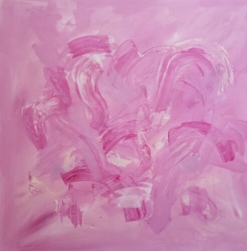 Pretty in Pink ! di Monique Dufour, Pittura in vendita su Singulart