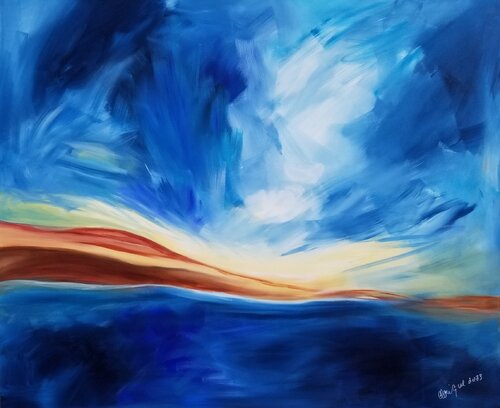 Bold Sky von Monique Dufour, Malerei kaufen auf Singulart