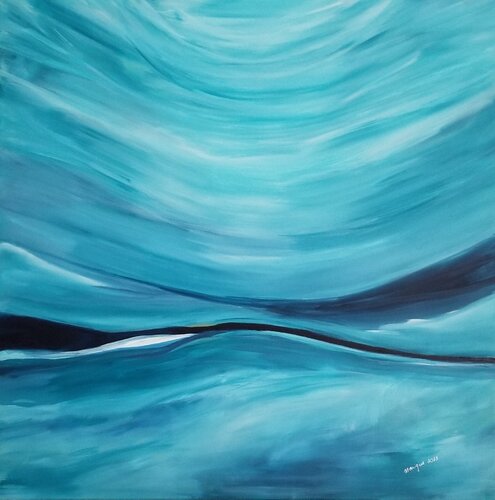 Healing Energy - Finalist Juried Competition von Monique Dufour, Malerei kaufen auf Singulart