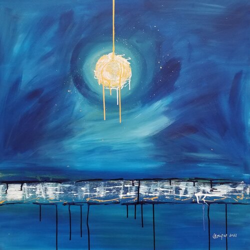 I will catch you if you fall - 2023 von Monique Dufour, Malerei kaufen auf Singulart
