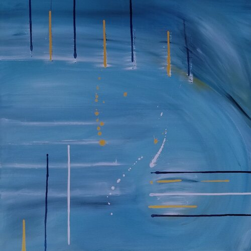Standing Still par Monique Dufour, Peinture en vente sur Singulart