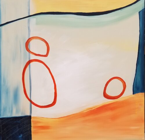 Wherever you go, there you are. ( Award Winner) di Monique Dufour, Pittura in vendita su Singulart