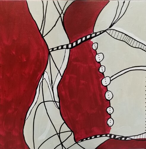 On my way to Paris di Monique Dufour, Pittura in vendita su Singulart