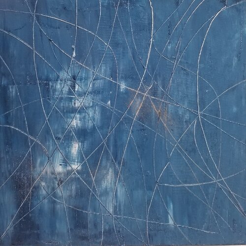 Strings in my mind di Monique Dufour, Pittura in vendita su Singulart