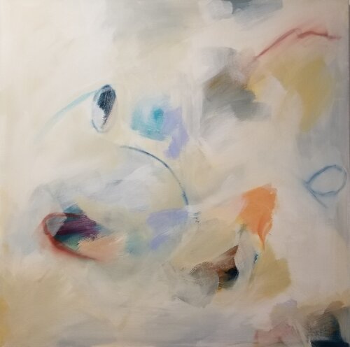 Echoes in my mind van Monique Dufour, Schilderij te koop op Singulart
