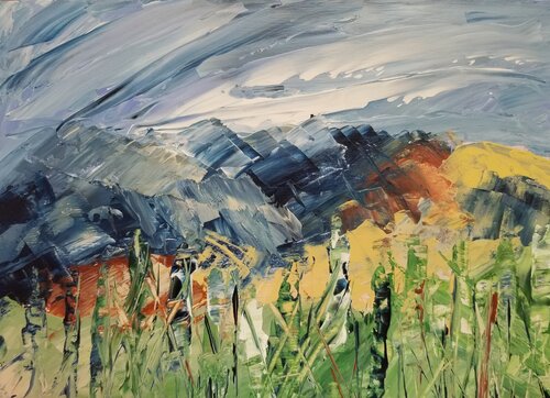 Near and Far - No 2 by Monique Dufour, Painting for Sale on Singulart