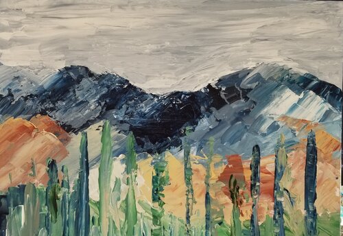 Near and Far - No 9 di Monique Dufour, Pittura in vendita su Singulart