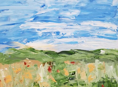 Near and far - No 48 van Monique Dufour, Schilderij te koop op Singulart