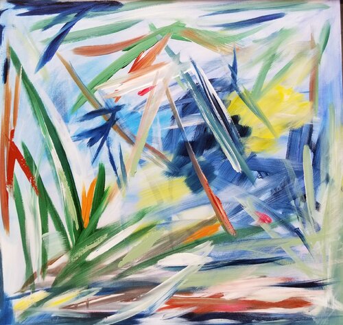 Gone fishing van Monique Dufour, Schilderij te koop op Singulart