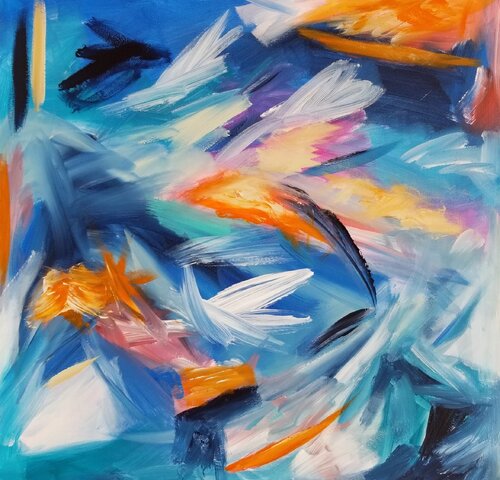 Energy of Life van Monique Dufour, Schilderij te koop op Singulart