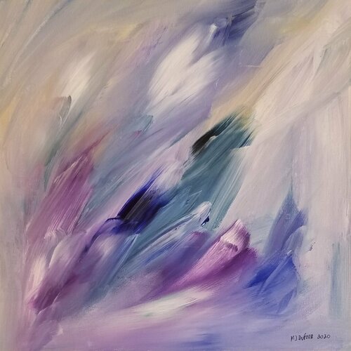 Irises von Monique Dufour, Malerei kaufen auf Singulart