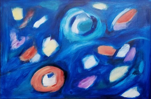 Northern Lights van Monique Dufour, Schilderij te koop op Singulart