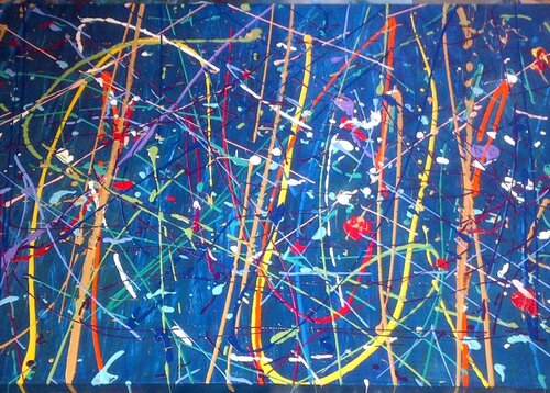 NEURONS IN DREAM PHASE (Award Winner) di Monique Dufour, Pittura in vendita su Singulart