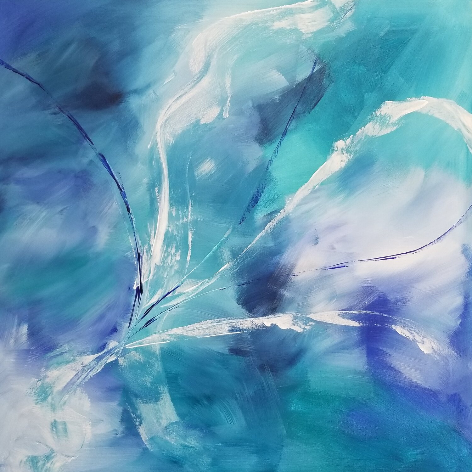 Time to let go (5 time Award Winner 2023 ) SOLD Monique Dufour Originalgemälde zu verkaufen