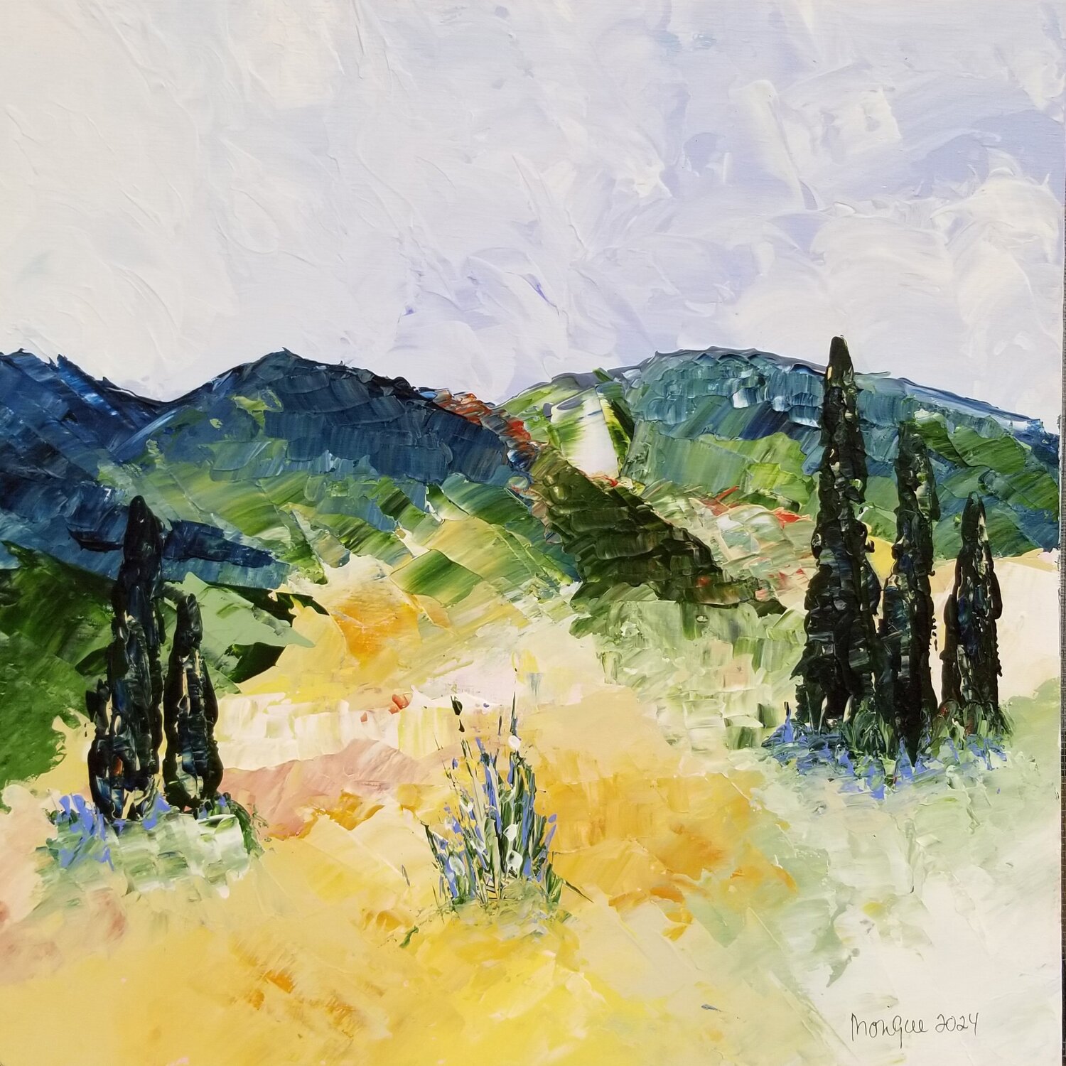 Near and Far - No 33 -Framed Monique Dufour