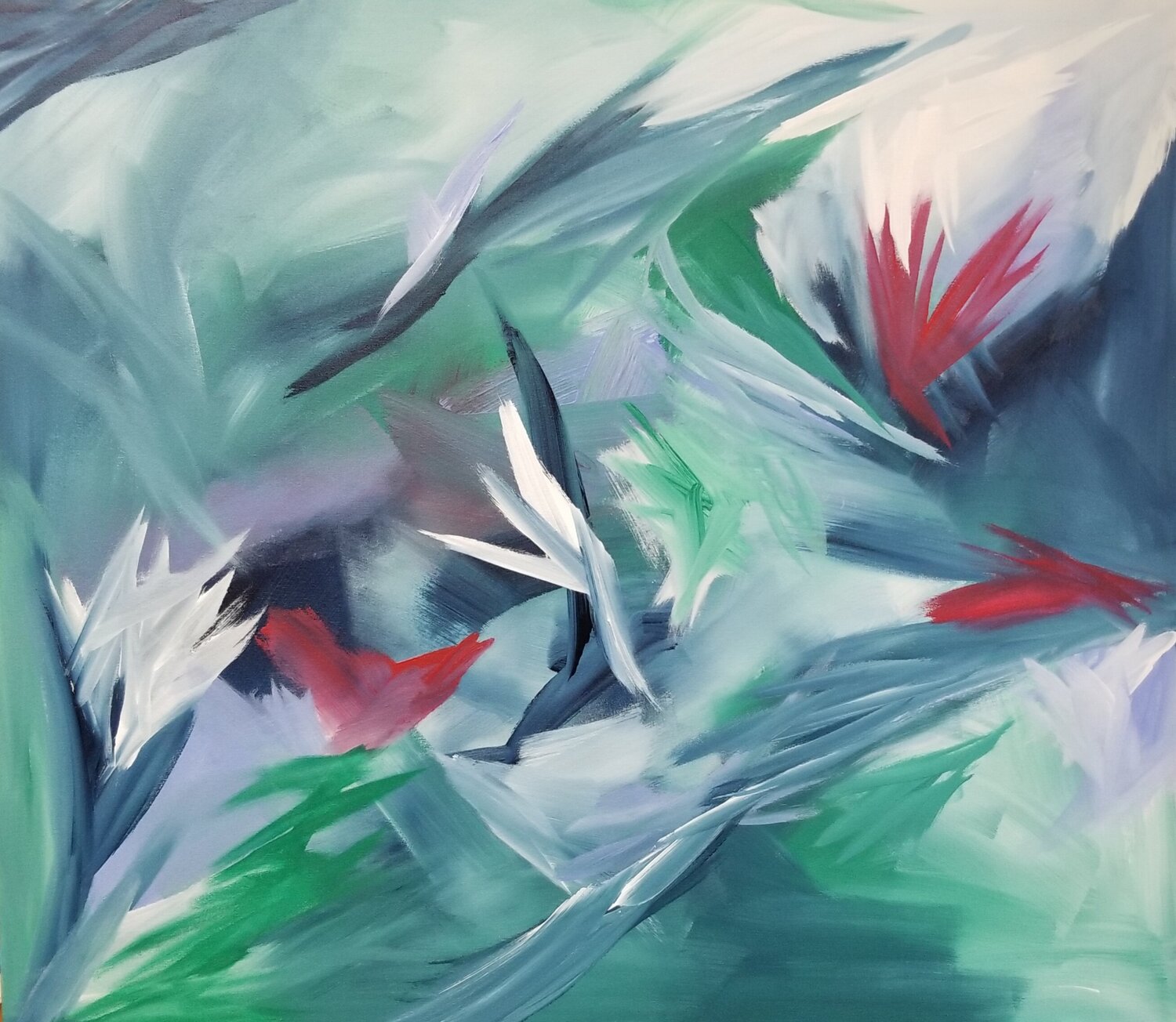 Flocks in my inner garden - 2025 Monique Dufour