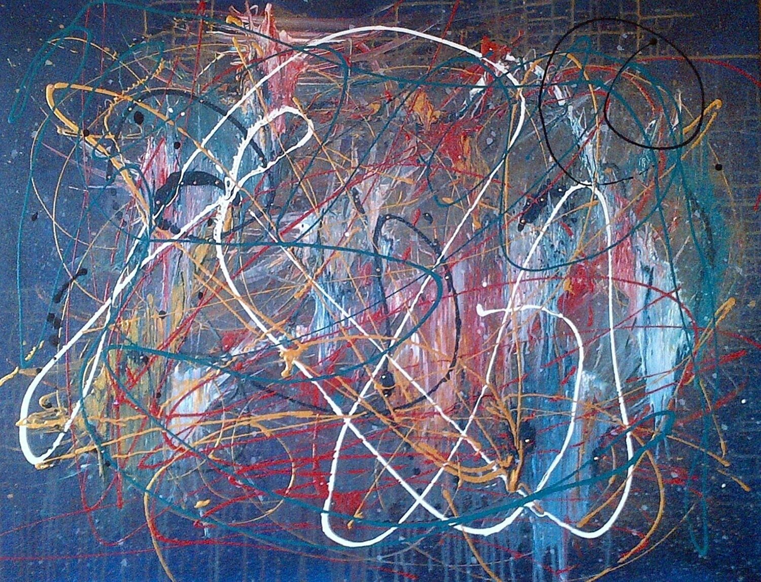 Graffiti in Blue Monique Dufour