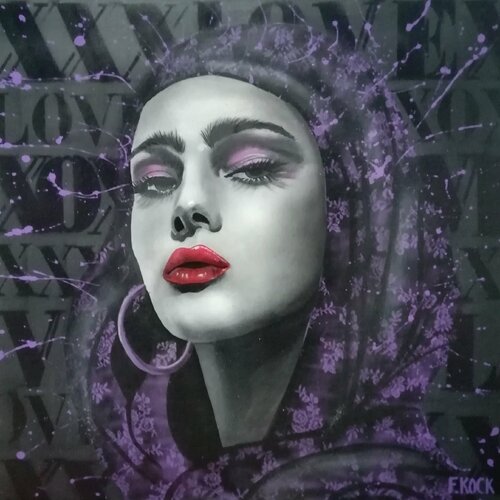XOXO No.1 de Femke Kock, Pintura a la venta en Singulart
