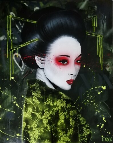 XOXO No.1 van Femke Kock, Schilderij te koop op Singulart