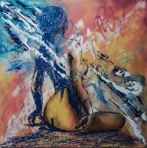 I Got Love On My Mind van Femke Kock, Schilderij te koop op Singulart