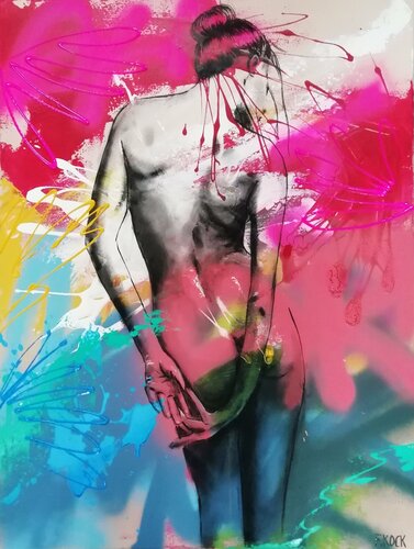 Gimme Some van Femke Kock, Schilderij te koop op Singulart